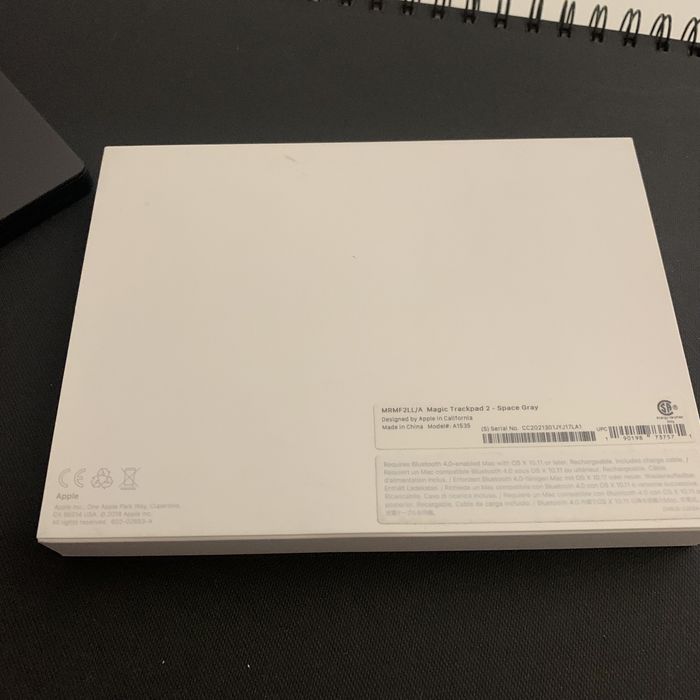 Apple Magic Trackpad 2 Space Gray Трекпад від Епл з комплектом