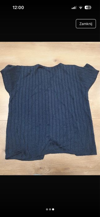 Rozpinany kardigan granatowy