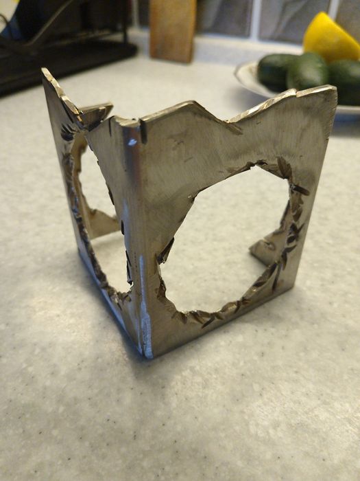 Абстракція металева нержавійка