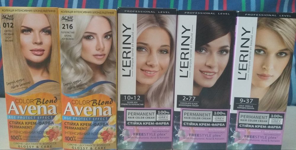 Крем - краска для волос новая.