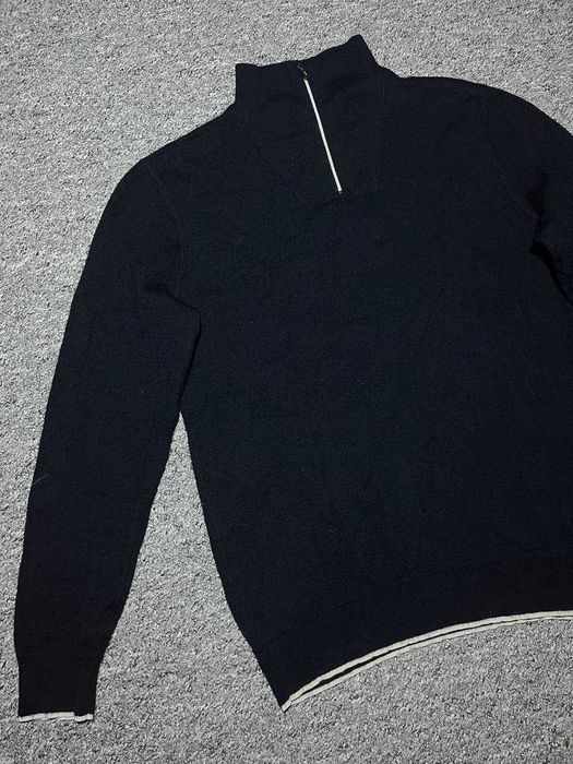 Чоловічий светр BOGGI Milano 1/4 Zip - ВОВНА/БАВОВНА - Розмір М