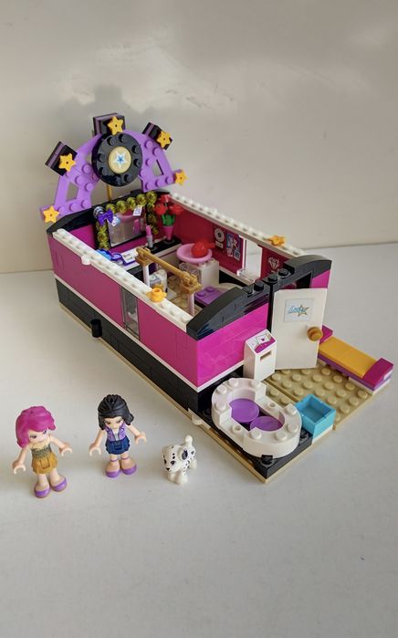 Lego Friends 41104 Поп-звезда. Примерочная + 41106 Автобусное турне