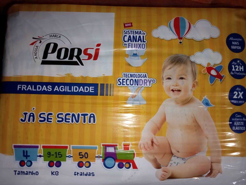 Fraldas novas vários tamanhos