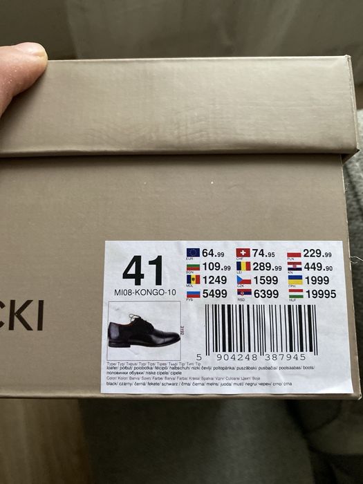 Buty męskie Lasocki 41