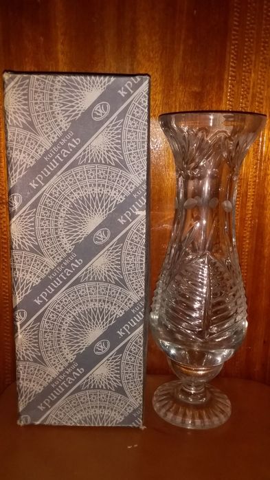 Новая хрустальная ваза и конфетницы СССР!