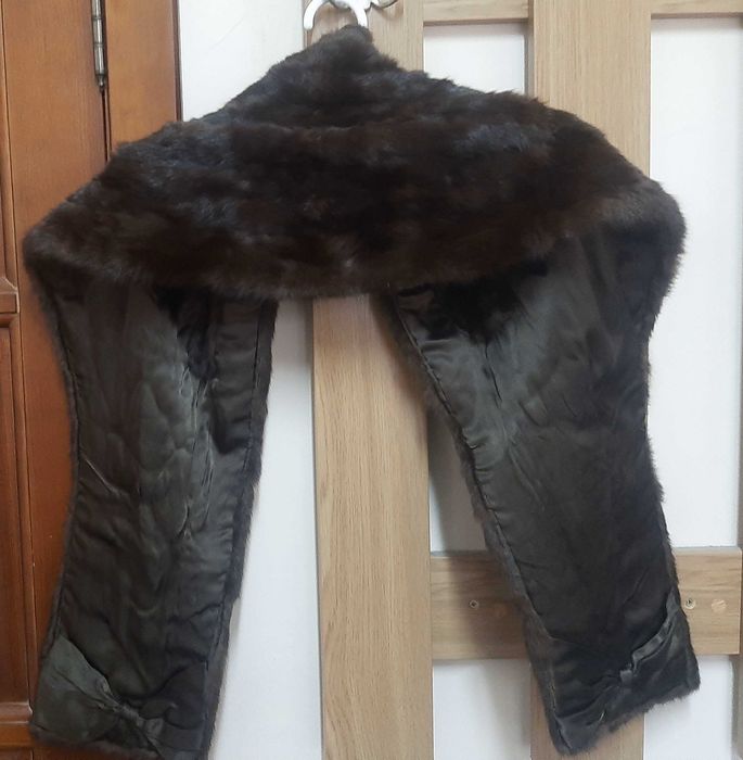 Комір накидка болеро з хутра норки 142 см