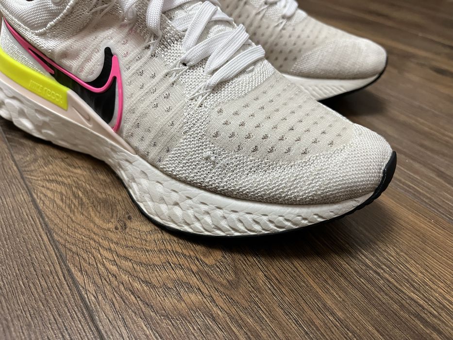 Чоловічі кросівки Nike React Infinity Run Fk 2 White DJ5395-100 Розмір EU 42.5, устілка 27 см