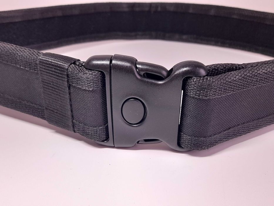 Cinturão Tático Preto com Fivela Rápida - Largo e Resistente