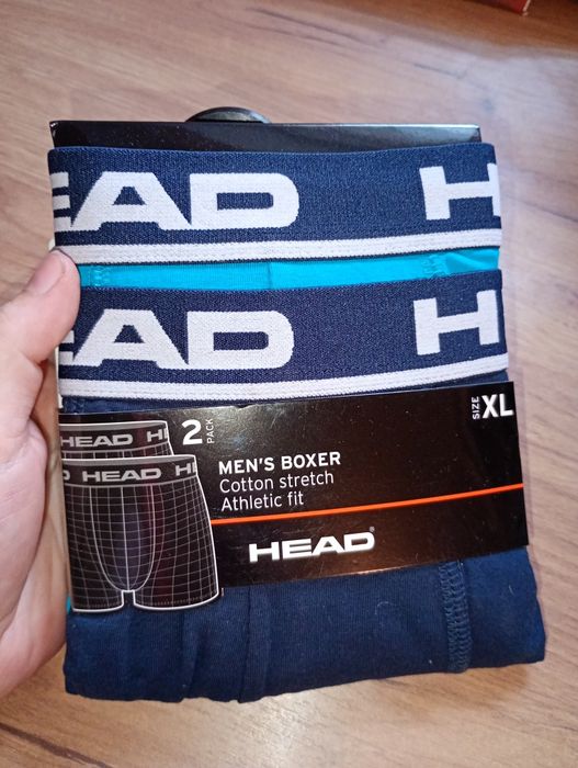 Dwie pary bokserki męskie head rozmiar XL