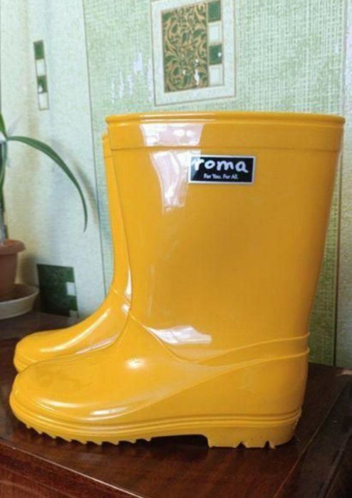 Дитячі гумові чоботи нові