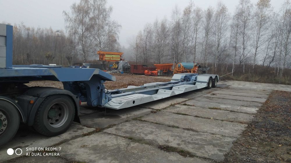 Transport kombajnów maszyn budowlanych leśnych forwarder harvester