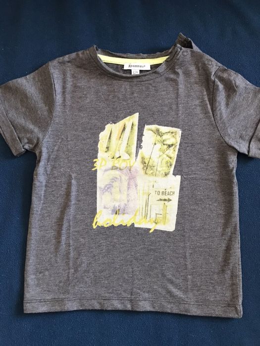 2 branded T-shirts for 3-year-olds