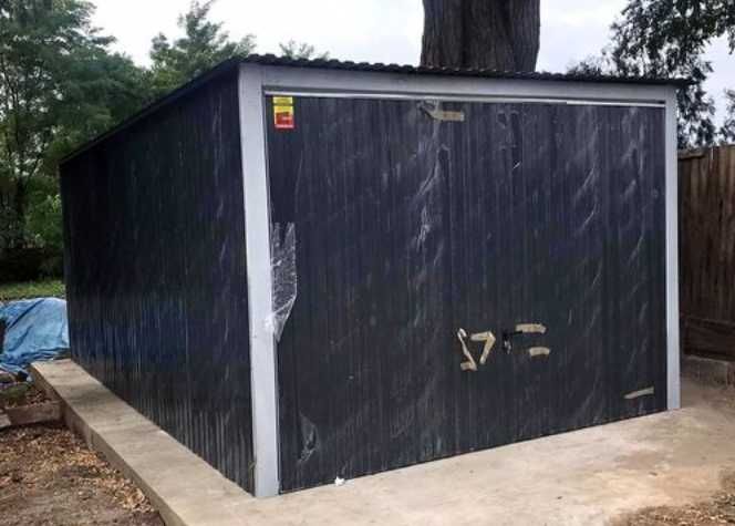 Garaż Blaszany 3x5 GRAFIT- Producent