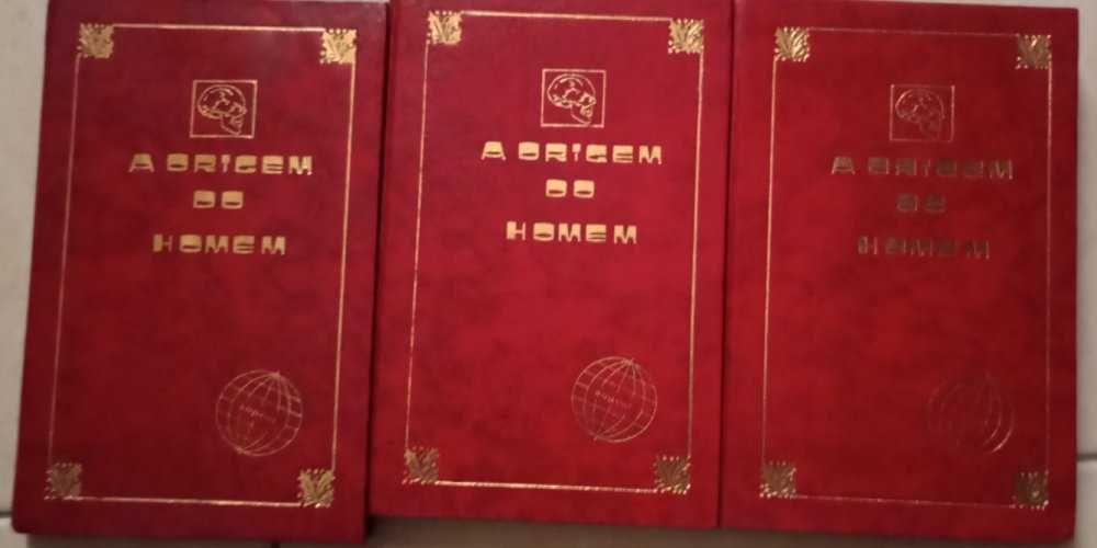 Coleção de 3 livros - A Origem do Homem