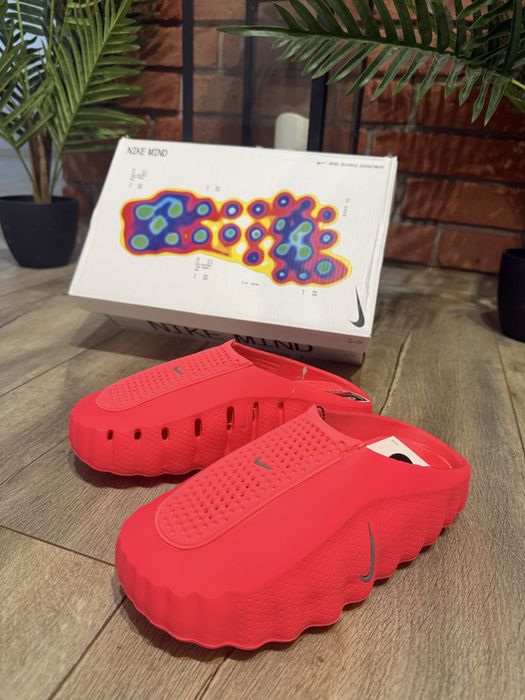 Klapki Nike MIND 001 – neon róż – rozmiar 41 (fit 38) – nowe + box