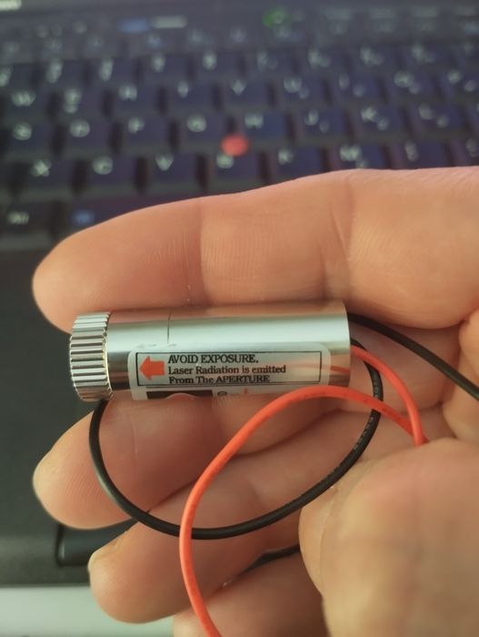 Módulo laser 650nm/5mW Emissão em cruz
