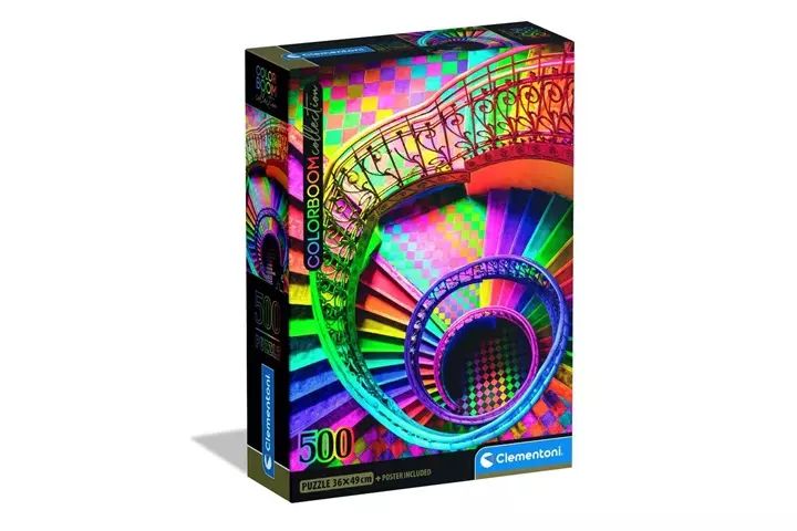 CLE puzzle 500 CompactColorBoom Stairs 35591. Nowy Produkt