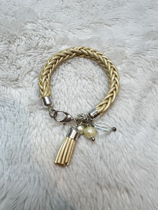 Bransoletka boho etno hippie pleciona warkocz casual klasyczna 30