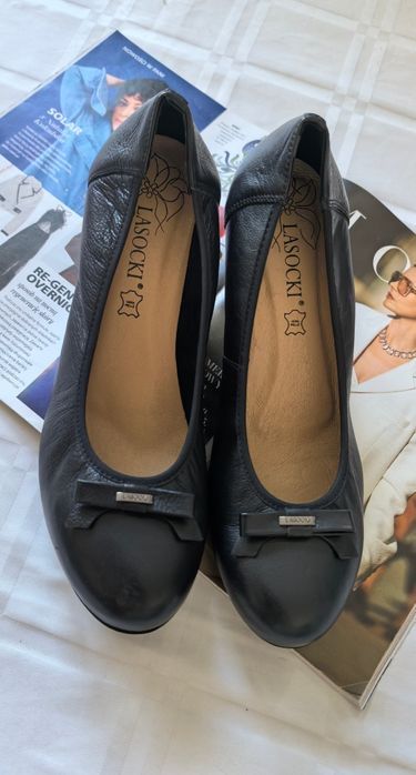Baleriny Damskie Skórzane Lasocki r. 41