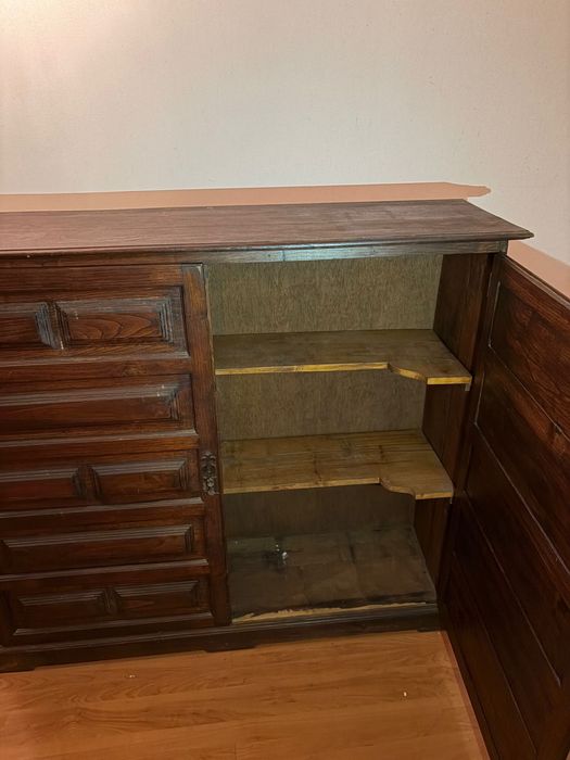 Sapateira com 3 prateleiras em Madeira