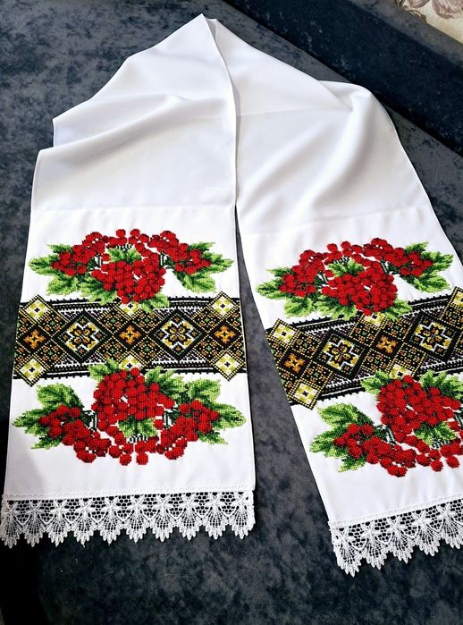 Рушник вишитий бісером
