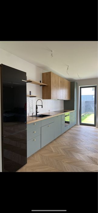 Debowa kuchnia na wymiar blat blaty fronty lite drewno