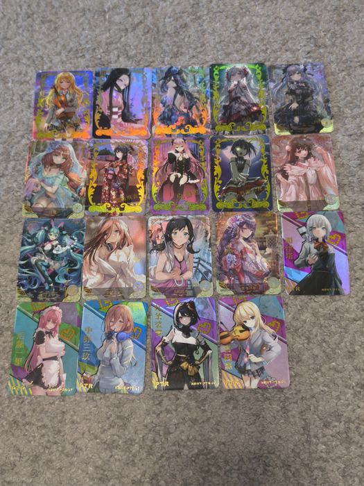 19  Cartas colecionáveis Goddess Story TCG