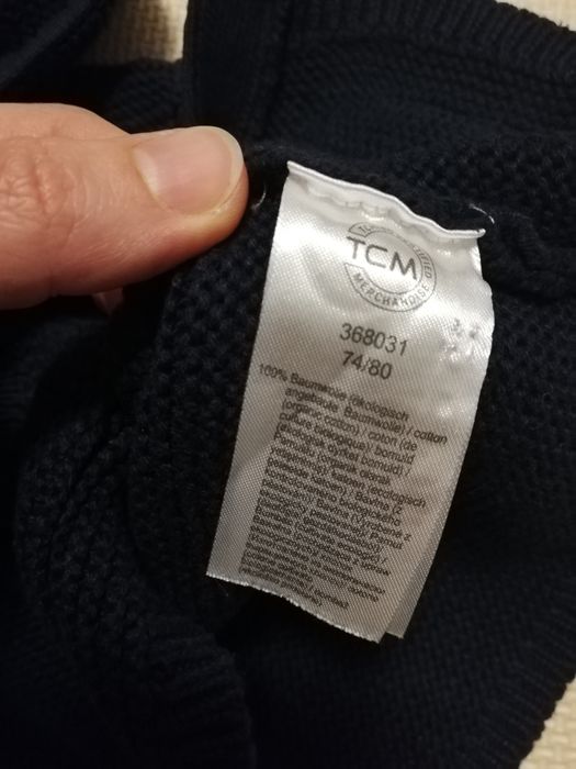 Kardigan sweter chłopięcy Tchibo 74/80