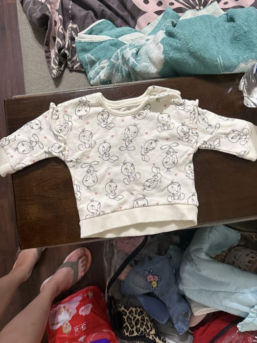 Лот теплих речей на дівчинку 0-3 міс