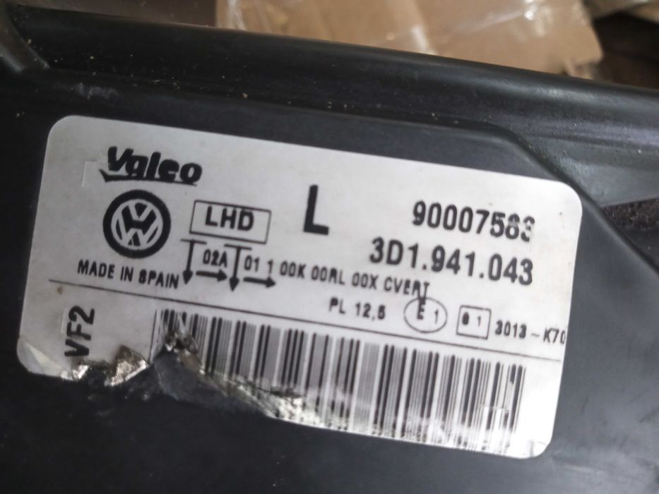 Komplet lamp przednich lift VW Pheaton