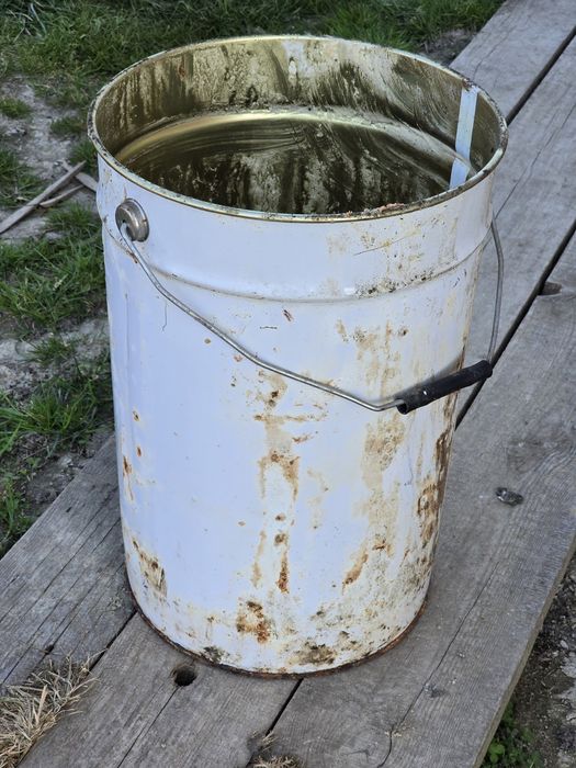 Wiadro metalowe z rączką 25 l