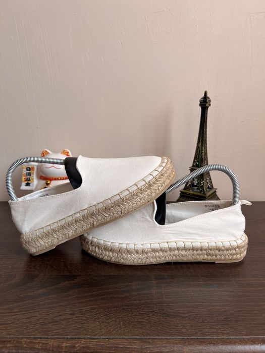 Biały Espadryle H&M Divides