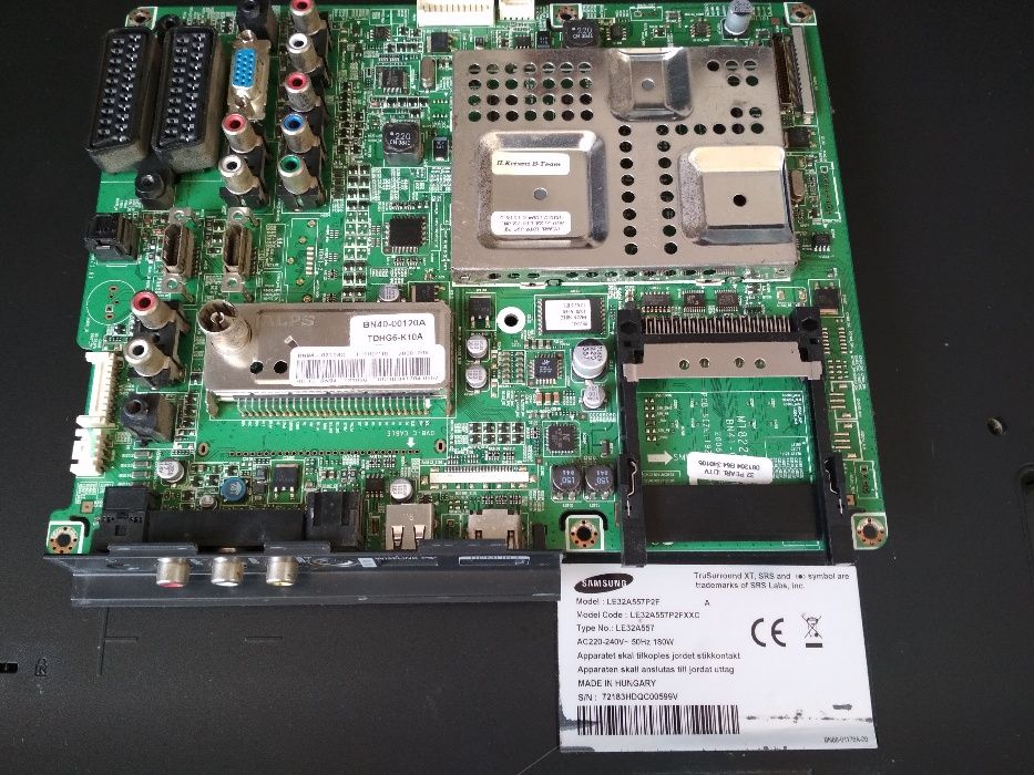 LE32A557P2F sumsung LCD tv peças