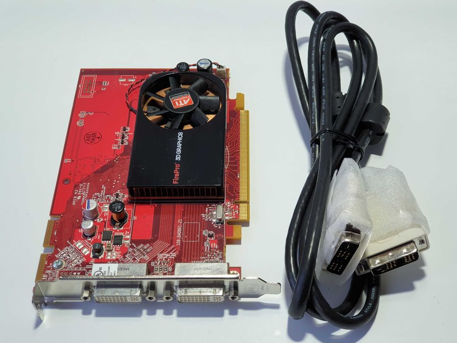відеокарта ATI FirePro V3700 256MB PCIe x16 Workstation Graphics Card + DVI кабель