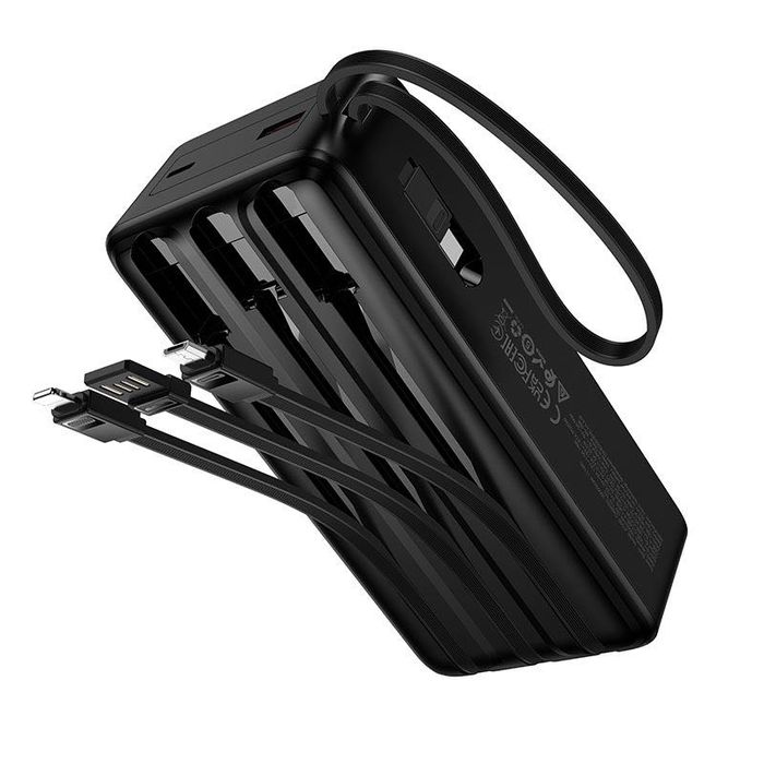 Повербанк HOCO J156B 30000 mAh 22.5W з кабелями