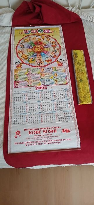 Calendario chinês de 2022, novo