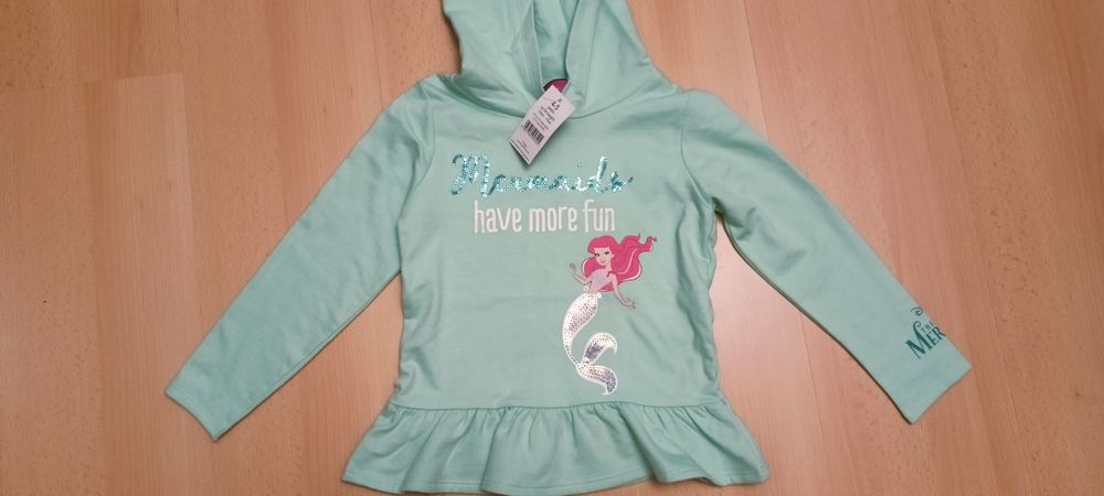Nowa bluza George Disney Ariel 104/110