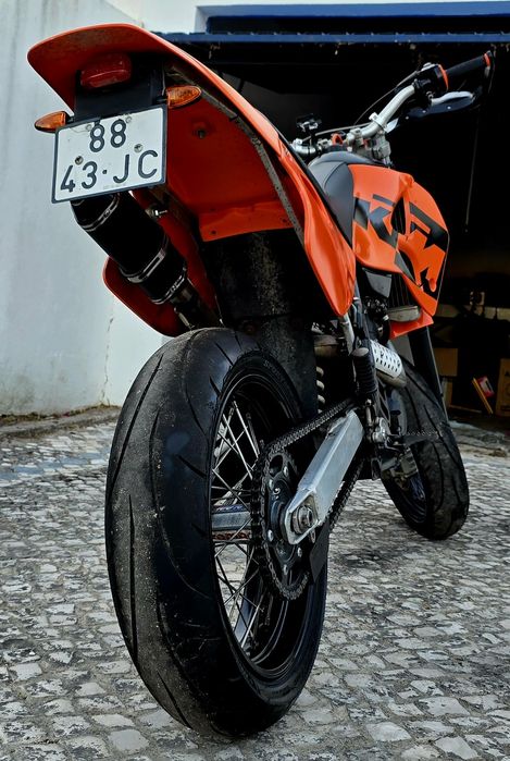 KTM 520 EXC 1999 - Projeto Supermoto Inacabado