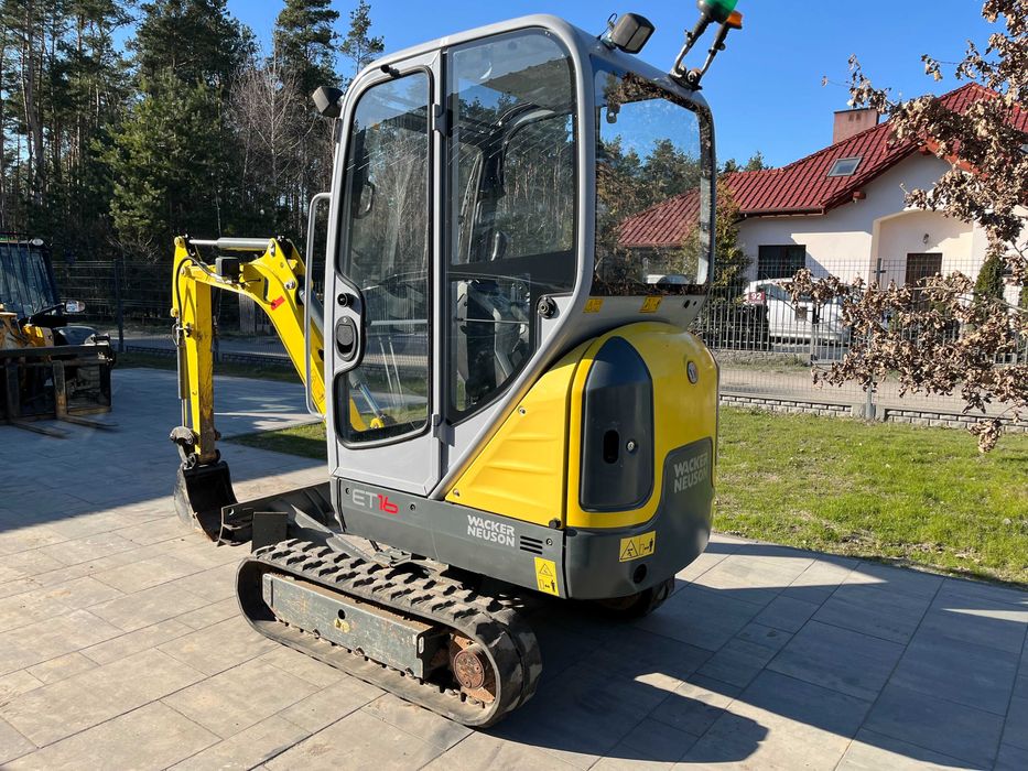 Minikoparka Wacker Neuson ET16 Przebieg 712mtg . Sprowadzona