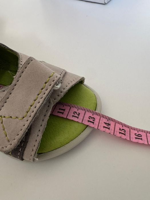 Nowe sandały dziecięce Däumling szare zielone 20