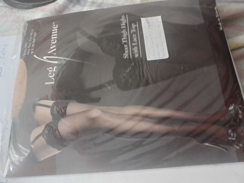 Leg Avenue 1011 sheer Thingh Highs with lace top