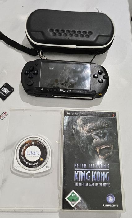 PSP e1004 CFW ARK-4 32gb masa gier, Jeden właściciel jak nowa! Rarytas