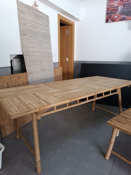 (Promo NATAL) Conjunto mesas de bamboo