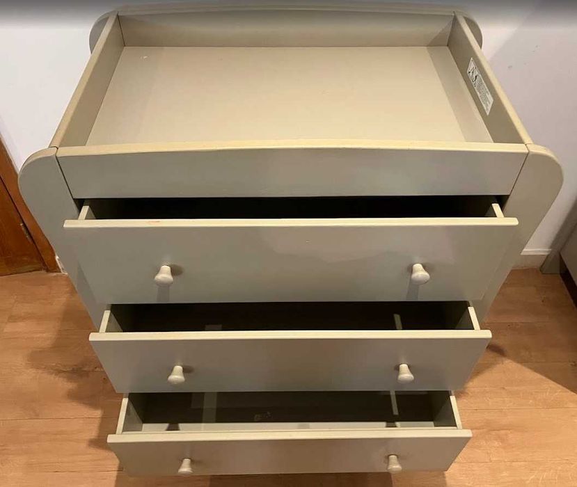 Conjunto quarto infantil Mamas & Papas (cama+cómoda/trocador+roupeiro)