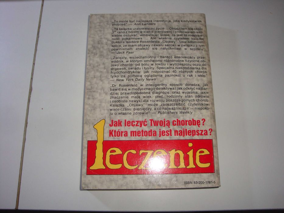 Objawy Isadore Rosenfeld