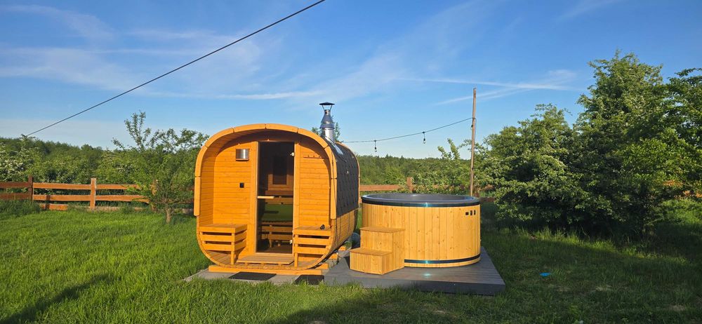 Miodowy Domek Sauna, Jacuzzi, Rybki,Las, Rowery,Sup