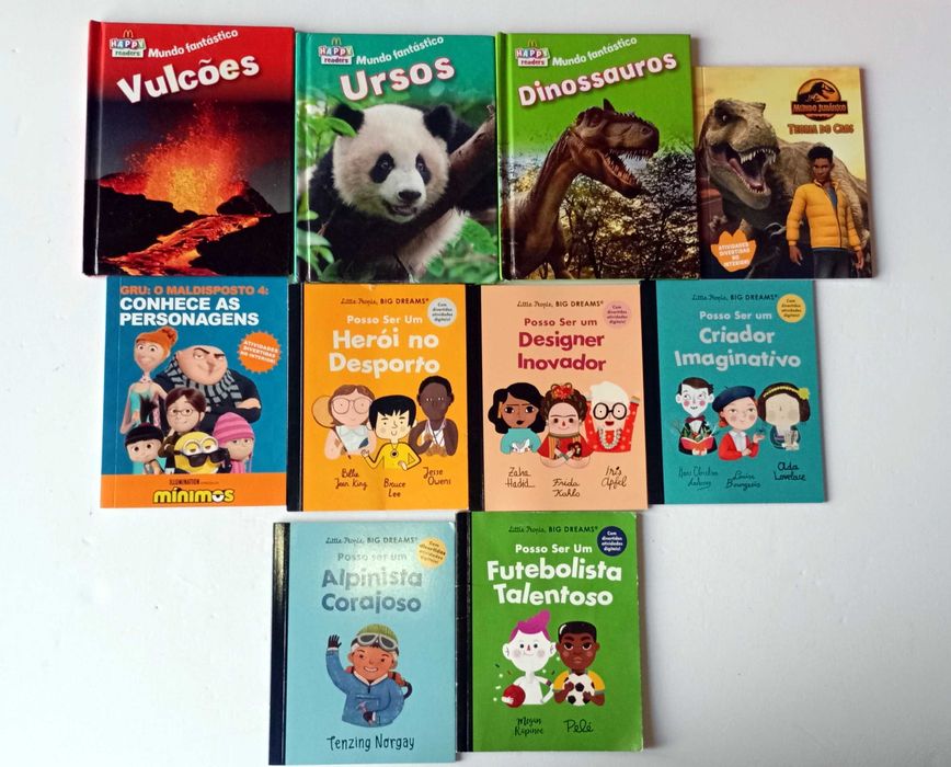 Mini Livros Mc Donalds (alguns já não estão disponíveis)