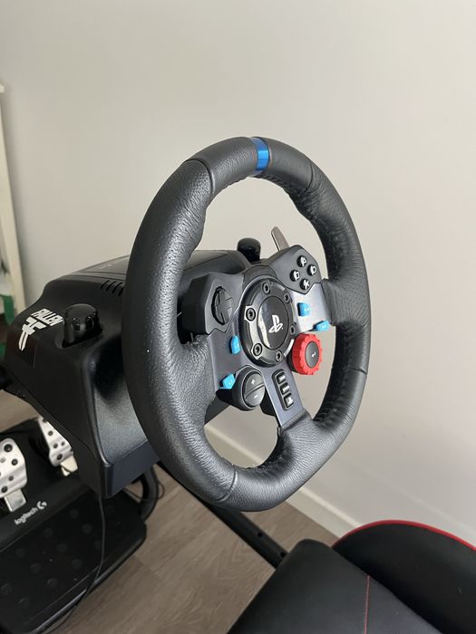 Volante Logitech G29 + Cockpit Simulador RSC1