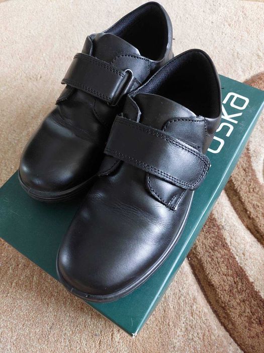 Кожаные туфли braska 33-34 размер