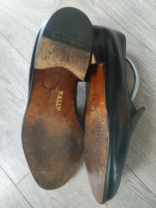 Мужские кожаные туфли лоферы Bally p.42 Швейцария
